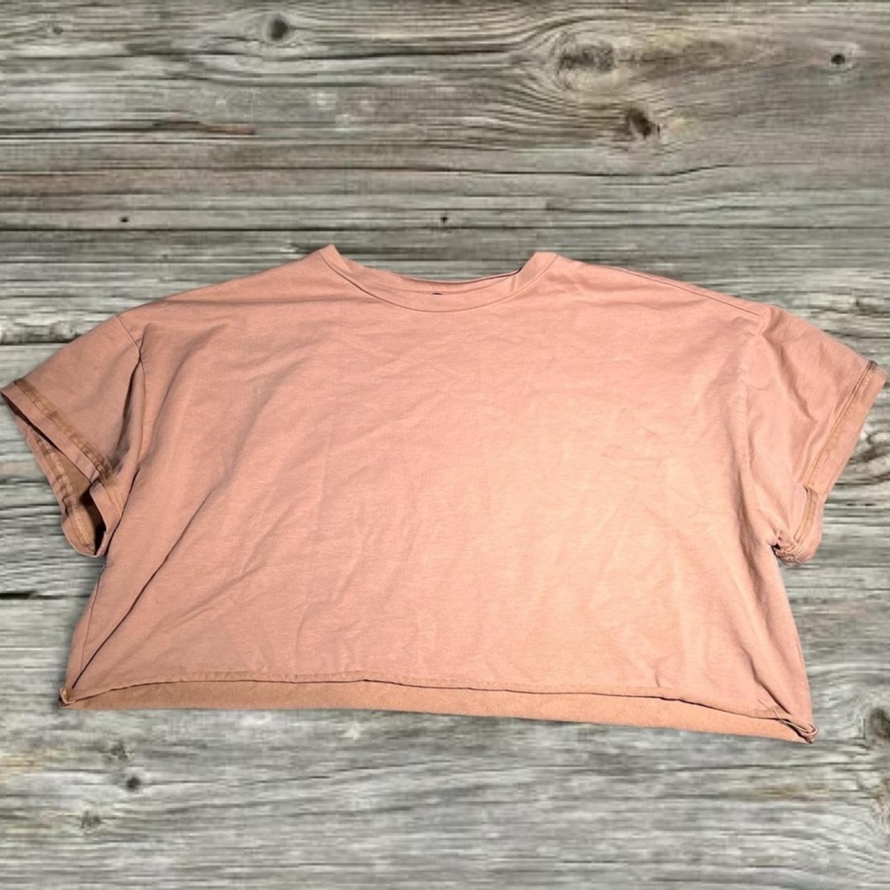 SHEIN Blush Pink Short Sleeve Tee